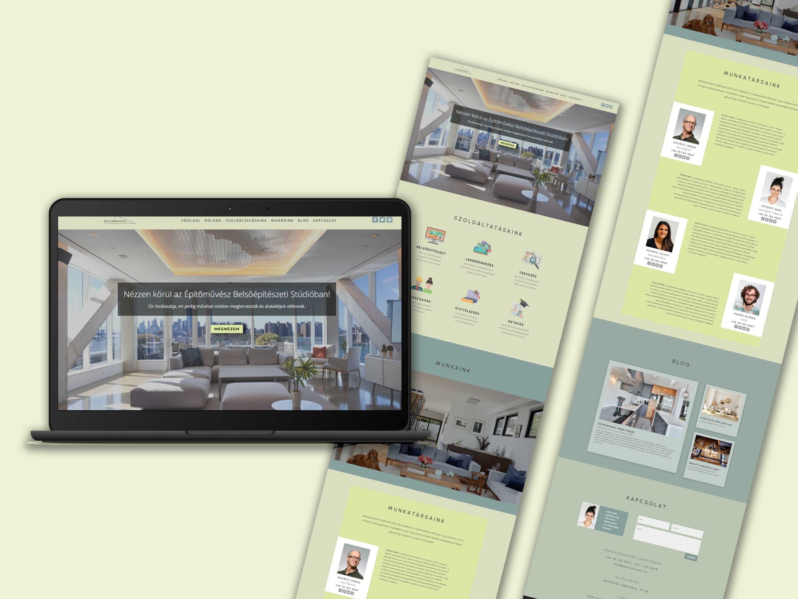 Webdesign munkam / weboldal epites WordPressben / https://belsoepitesz.webtipo.hu/